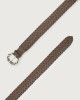Orciani Sense braided leather belt Leather Brown