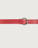 Orciani Couture leather belt 4 cm Leather red