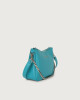 Orciani New Moon Vanity mini leather crossbody bag Leather turquoise