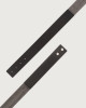 Orciani Nappa Chain leather belt 3,8 cm Nappa leather Black