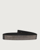 Orciani Nappa Chain leather belt 3,8 cm Nappa leather Black
