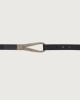 Orciani Nappa Chain leather belt 2,5 cm Nappa leather Silver