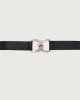Orciani Nappa A strech leather belt 4 cm Nappa leather black