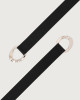 Orciani Flexy A strech belt 4 cm Canvas Black