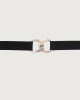 Orciani Flexy A strech belt 4 cm Canvas Black