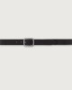 Orciani Dollaro Double leather belt 3 cm Black+Chocolate