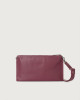 Orciani Pupa Vanity mini leather crossbody bag Leather Bordeaux