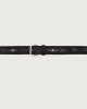 Orciani Blade Cuzco casual leather belt 3,5 cm Bull hide Navy