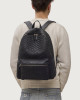 Laio Chevrette Woven leather backpack