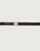 Orciani Calf B classic leather belt 2,8 cm Leather Black