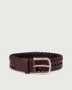 Orciani Coloring eco-leather belt 3,5 cm Eco-leather Brown