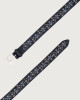 Orciani Blade Flower leaather belt 3,5 cm Leather Blue