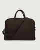 Orciani Jones Soft grained leather duffle bag Grained leather Chocolate