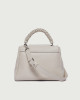 Orciani Sveva Sense Scooby Small leather handbag with strap Leather Off-White