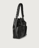 Orciani Tessa Liberty medium leather bucket bag Leather Black