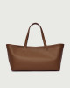 Orciani Tata Soft leather tote bag Grained leather Honey