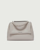 Orciani Sveva Sense Scooby Midi leather shoulder bag with strap Leather Off-White