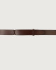 Orciani Bull leather Nobuckle belt Leather Brown