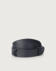 Orciani Micron leather Nobuckle belt Leather Navy