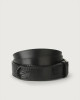 Orciani Cutting leather Nobuckle belt Leather Black