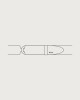 Orciani Bull leather Nobuckle belt Leather Brown