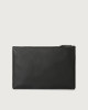 Orciani Micron leather document holder Grained leather Black