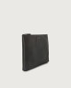 Orciani Micron leather document holder Grained leather Black