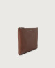 Orciani Micron leather document holder Grained leather Cognac