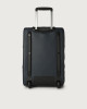 Orciani Micron leather two wheels trolley Grained leather Navy