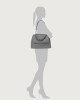 Sveva Sense Scooby Midi leather shoulder bag with strap