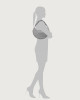 Dumpling Nappa Woven Midi leather shoulder bag