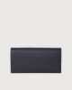 Orciani Micron leather envelope wallet with RFID Leather Navy