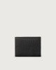 Orciani Soft leather wallet with RFID protectrion Embossed leather Black