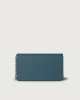 Orciani Soft leather pochette with RFID Leather Blue