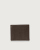 Orciani Micron leather wallet with coin purse Leather Ebony