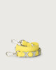 Orciani Soft leather strap with binding Yellow