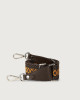 Orciani Warm fabric and leather strap Leather & fabric Black+Cocoa