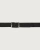 Orciani Hunting Double reversible leather belt 3,5 cm Leather, Suede Chocolate