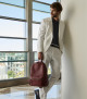 Orciani Laio Micron Leather Backpack Grained leather Red