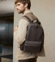 Orciani Chevrette leather backpack Leather Chocolate