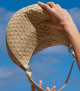 Dumpling Nappa Woven Midi leather shoulder bag