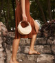 Dumpling Soft leather mini bag with strap