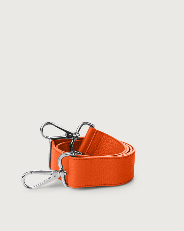 Orciani Soft adjustable leather strap Leather Orange