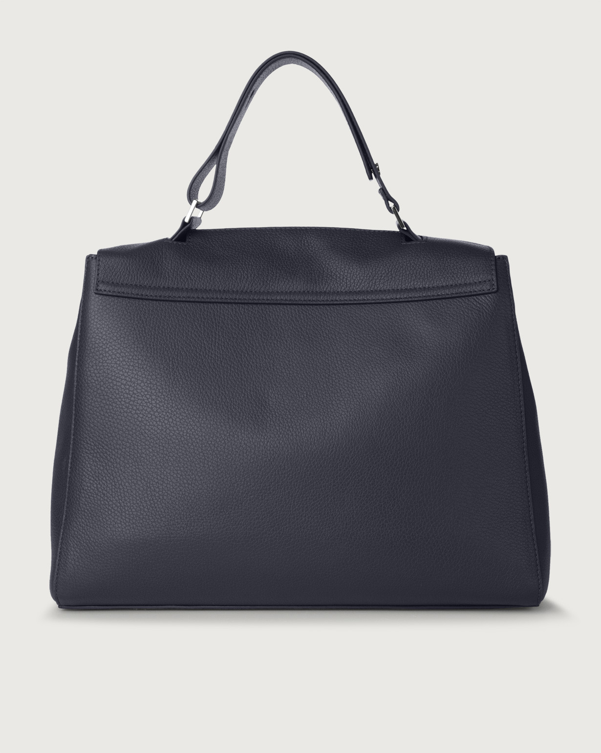 Sveva Micron large leather shoulder bag with strap
