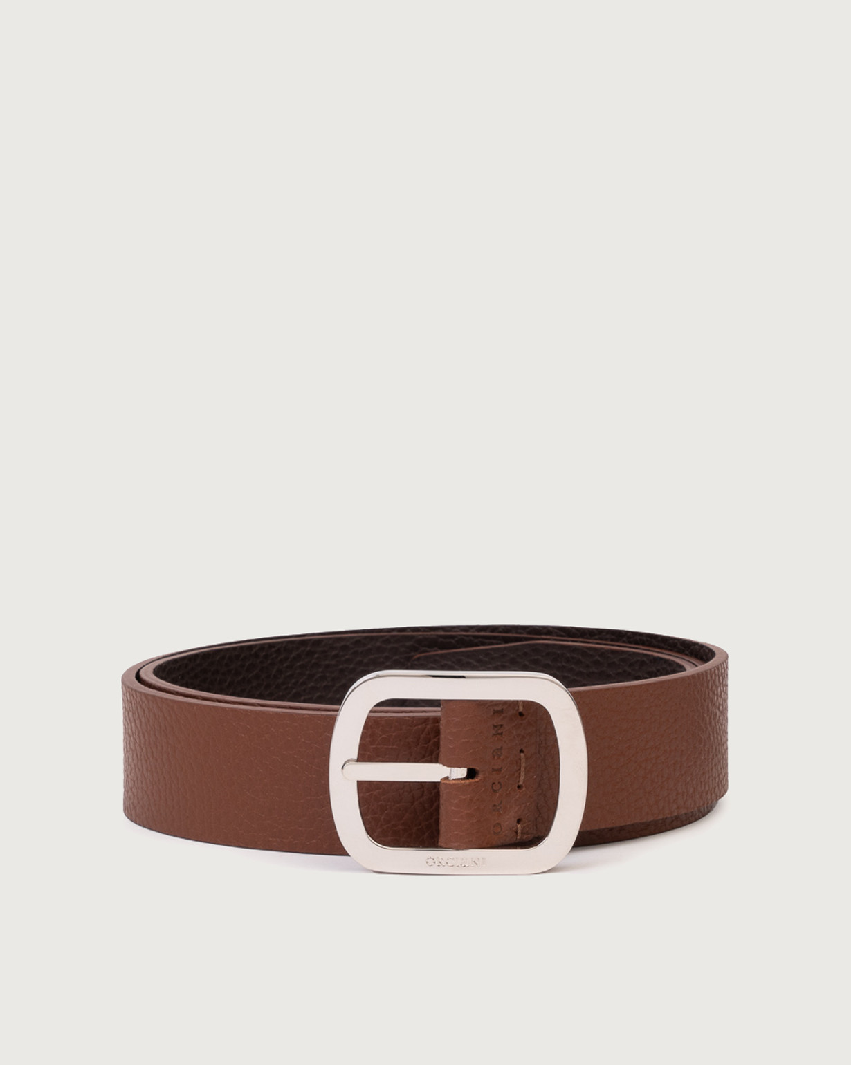 Orciani Italian leather Belt Orciani Sz L 38 High Waisted Thick Gray Suede Leather Belt  main image 2