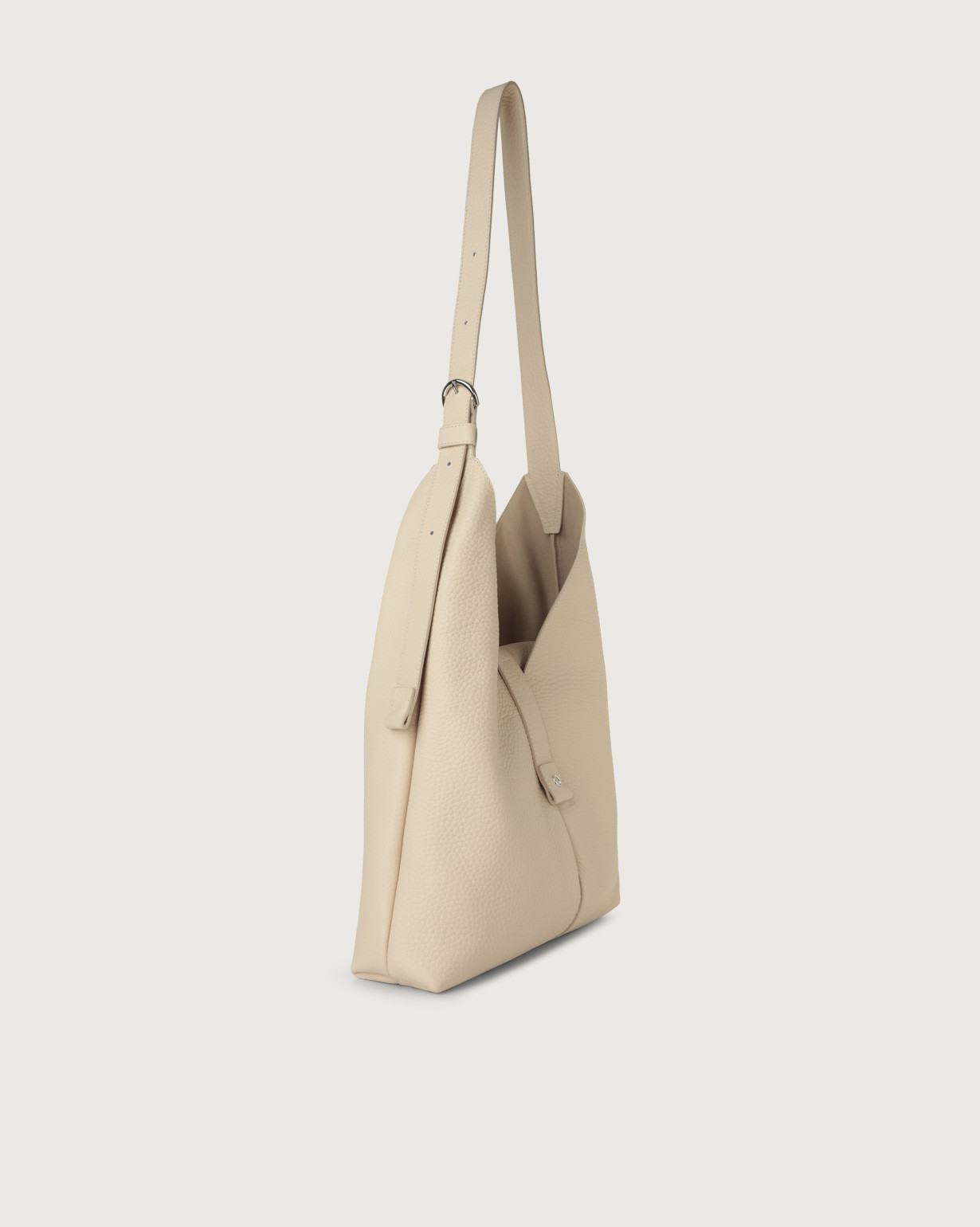 ORCIANI Vita Soft leather crossbody bag color Ivory