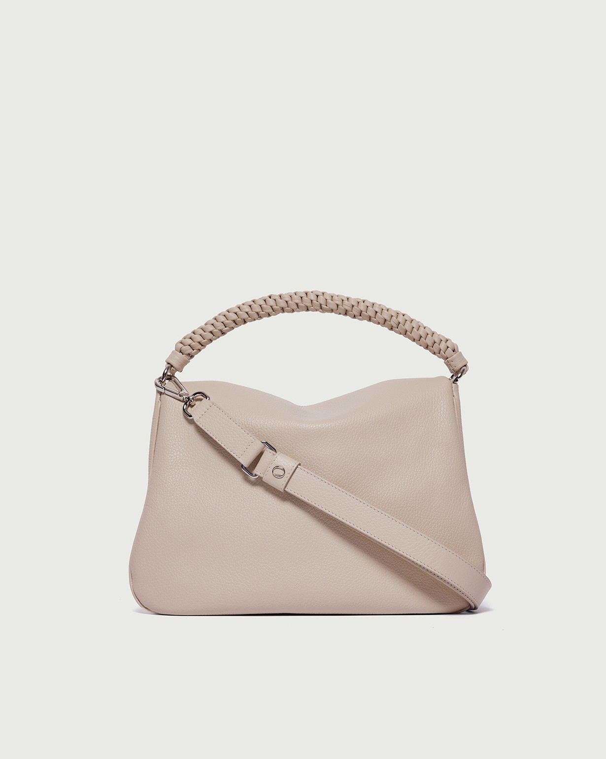 ORCIANI Diana Sense Scooby Small leather shoulder bag with