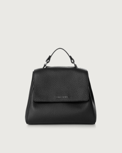Sveva Soft Small leather handbag with shoulder strap