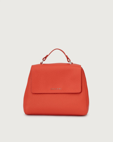 Sveva Soft Small leather handbag with shoulder strap