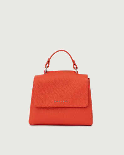Sveva Soft Mini leather handbag with shoulder strap